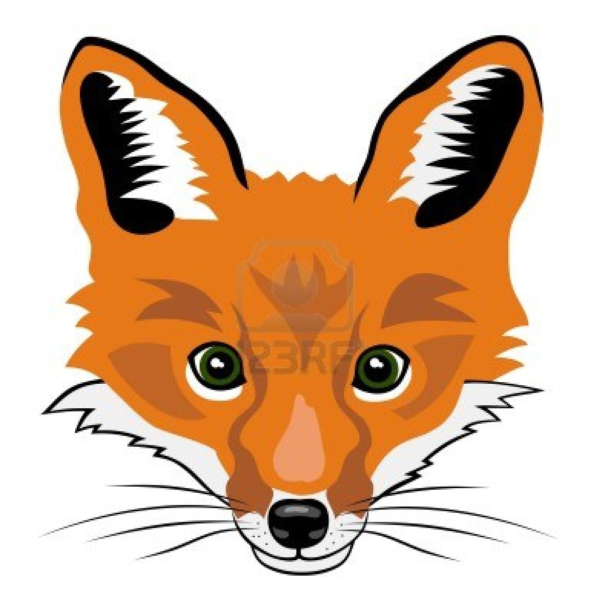 1182x1200 Collection Of 'fox Face Silhouette' Download More Than Images