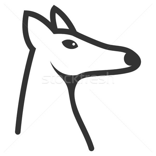 600x600 Fox Head Vector Icon Vector Illustration Victor Ivlichev