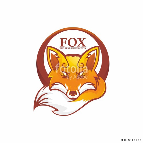 500x500 Fox Head Vector Illustration Stock Image And Royalty Free Vector