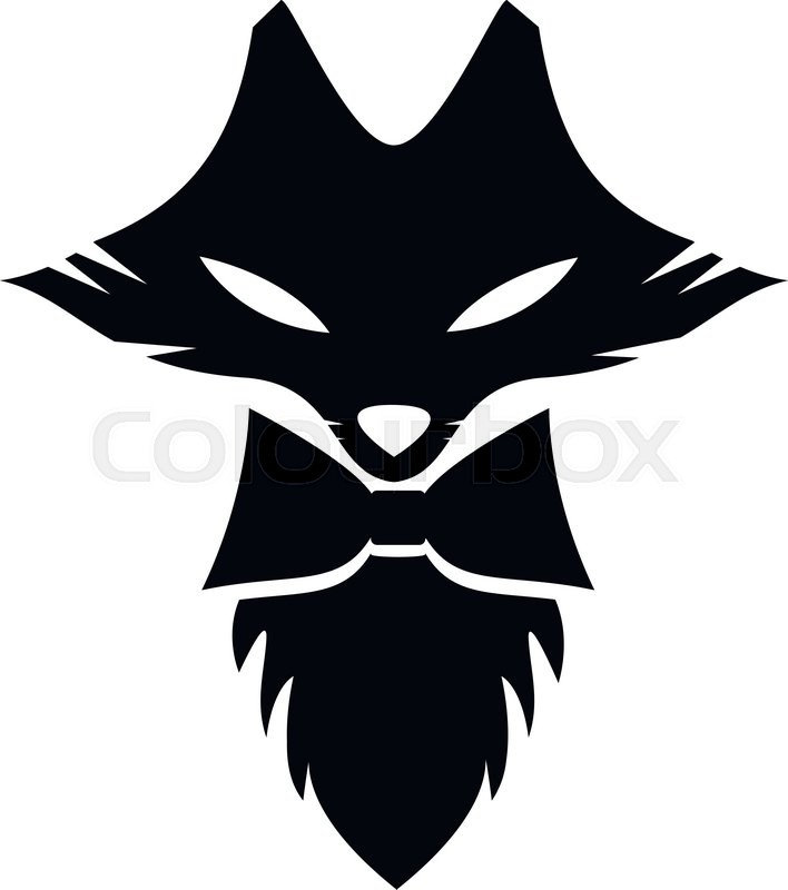 708x800 Vector Image Of An Fox Head On White Stock Vector Colourbox