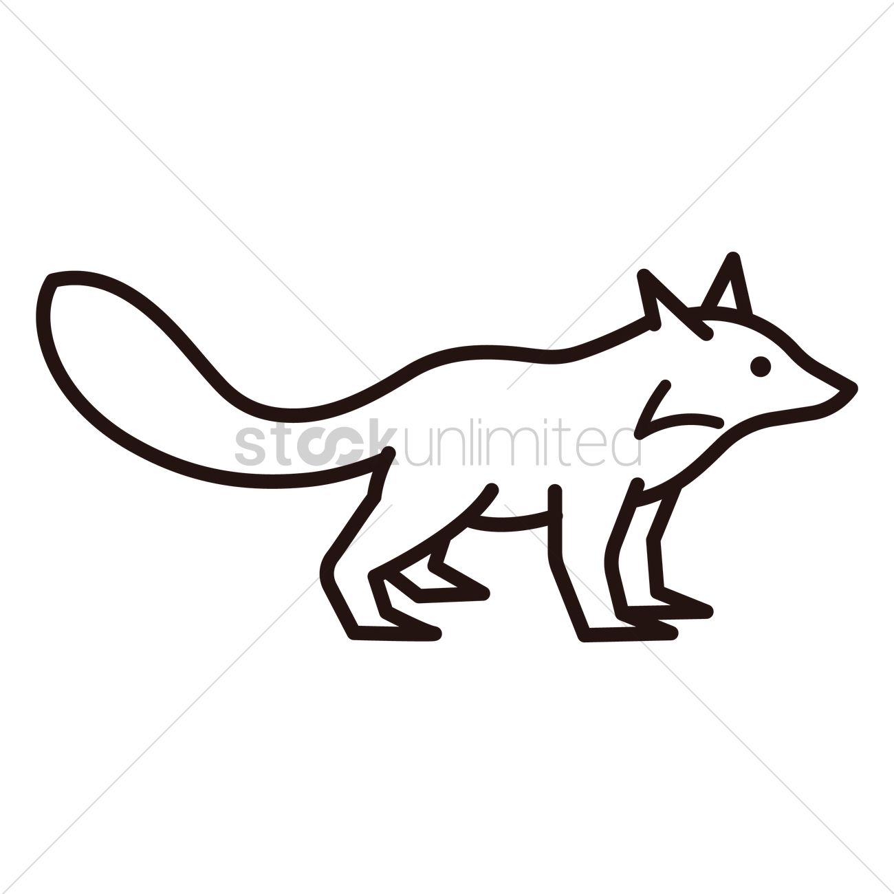 1300x1300 Fox Icon Vector Image