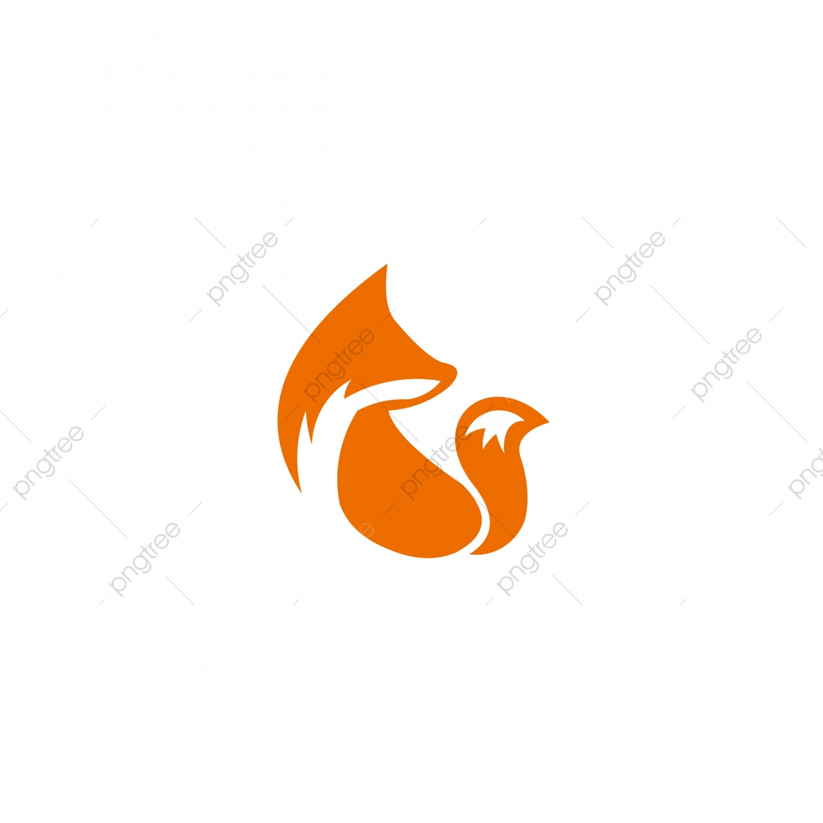1200x1200 Elegant Flame Unique Animal Fox Logo Vector, Abstract, Animal