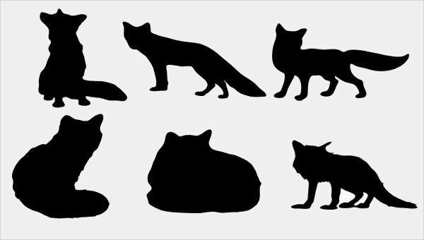 Fox Silhouette Vector at Vectorified.com | Collection of Fox Silhouette ...