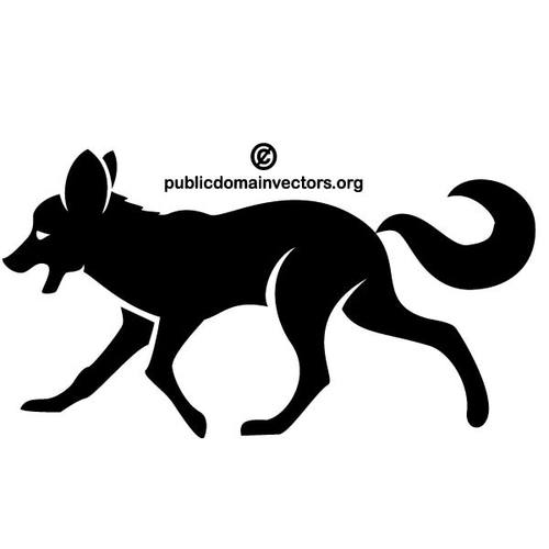 500x500 Fox Vector Silhouette