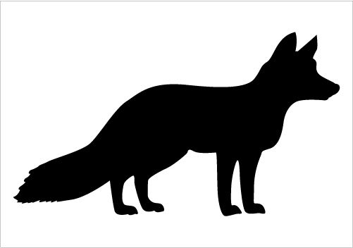 501x352 Gallery For Gt Forest Animal Silhouettes Sillouhettes Fox