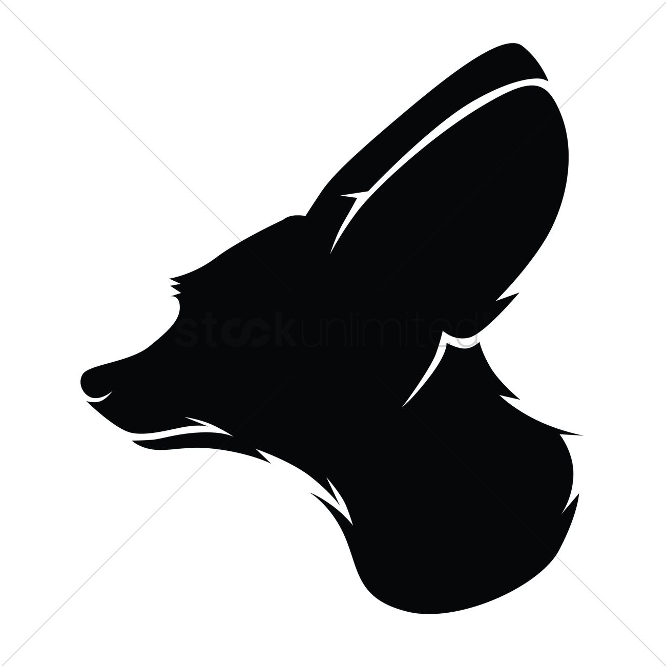 1300x1300 Fennec Fox Vector Image
