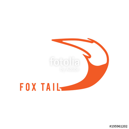 500x500 Fox Tail Logo Template Stock Image And Royalty Free Vector