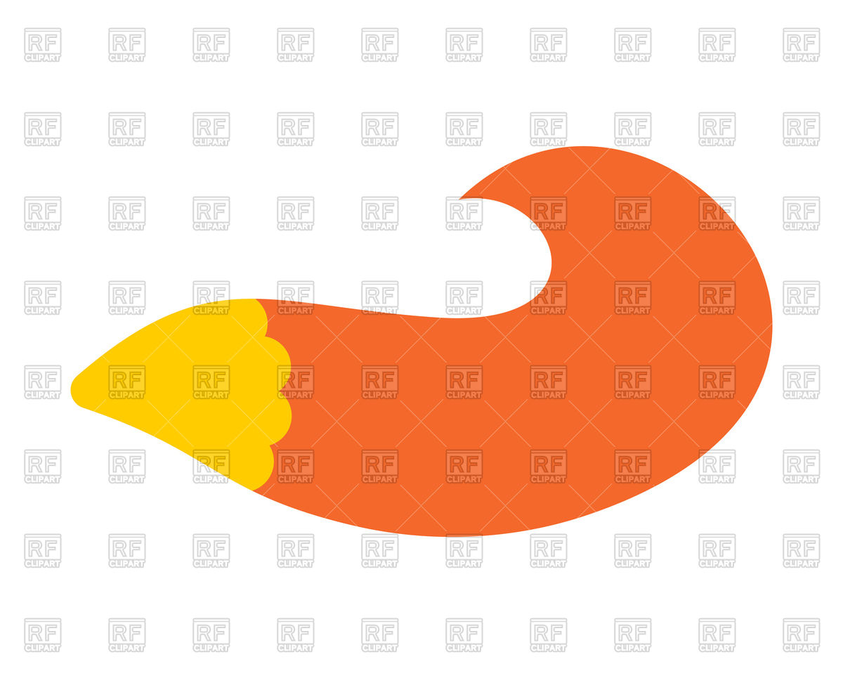 1200x972 Tail Fox Isolated On White Background Vector Image Of Icons