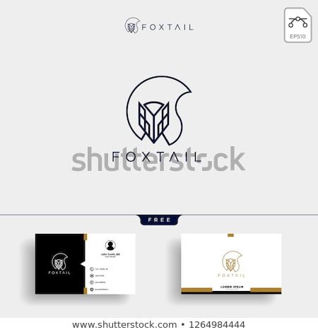 450x470 Fox Tail Monoline Logo Template Vector Illustation And Business