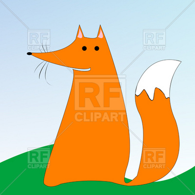 400x400 Funny Cartoon Fox Vector Image Of Plants And Animals Robertosch