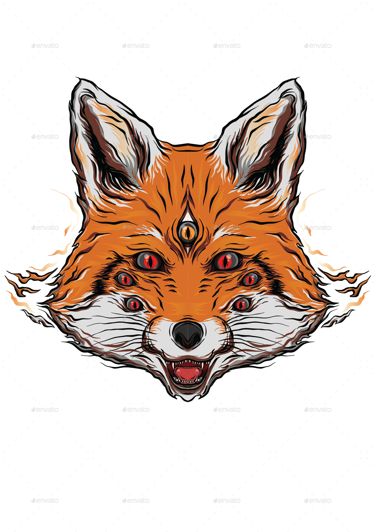 1240x1754 The Fox Vector Logo