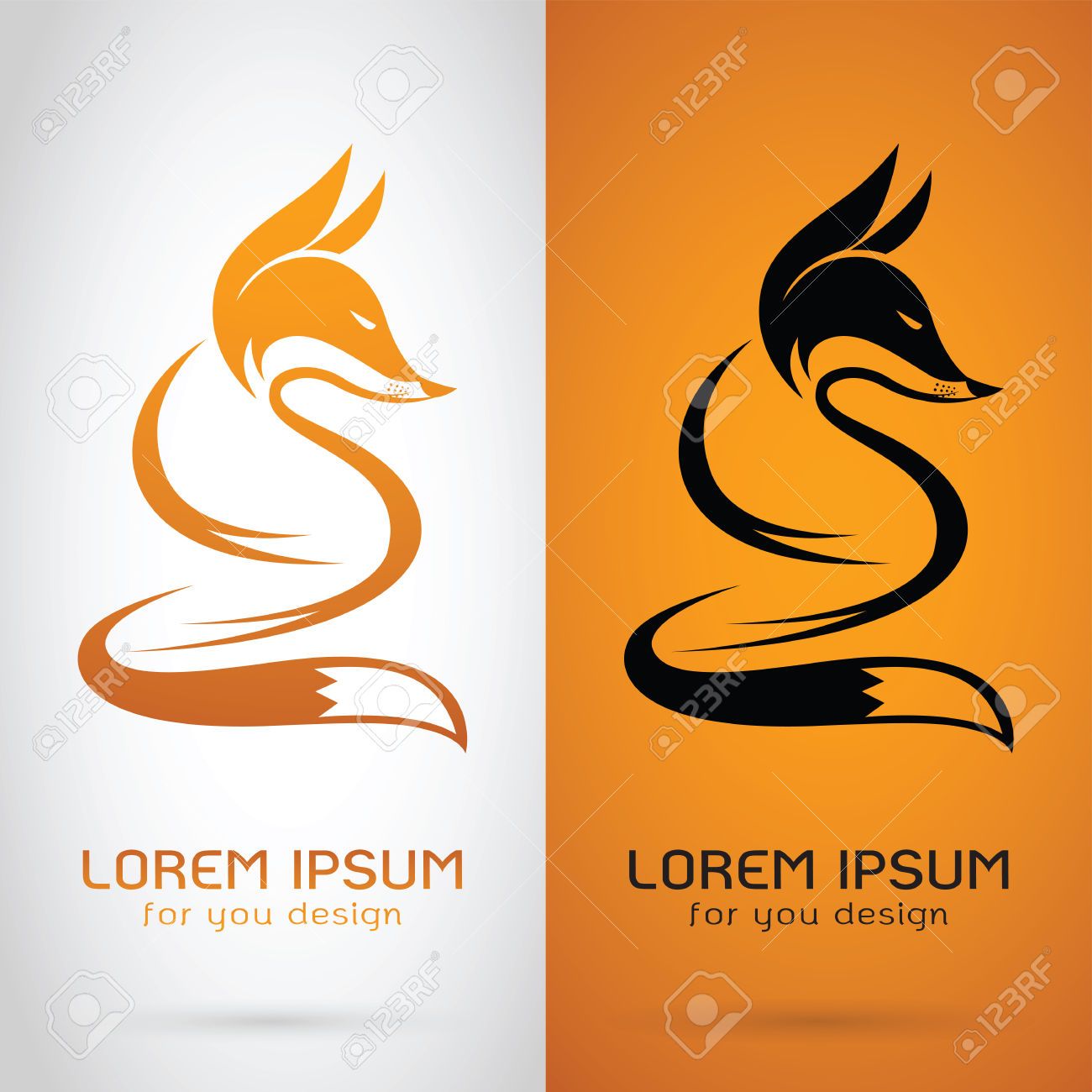 1300x1300 Fox Vector Stock Vector Illustration And Royalty Free Fox Vector