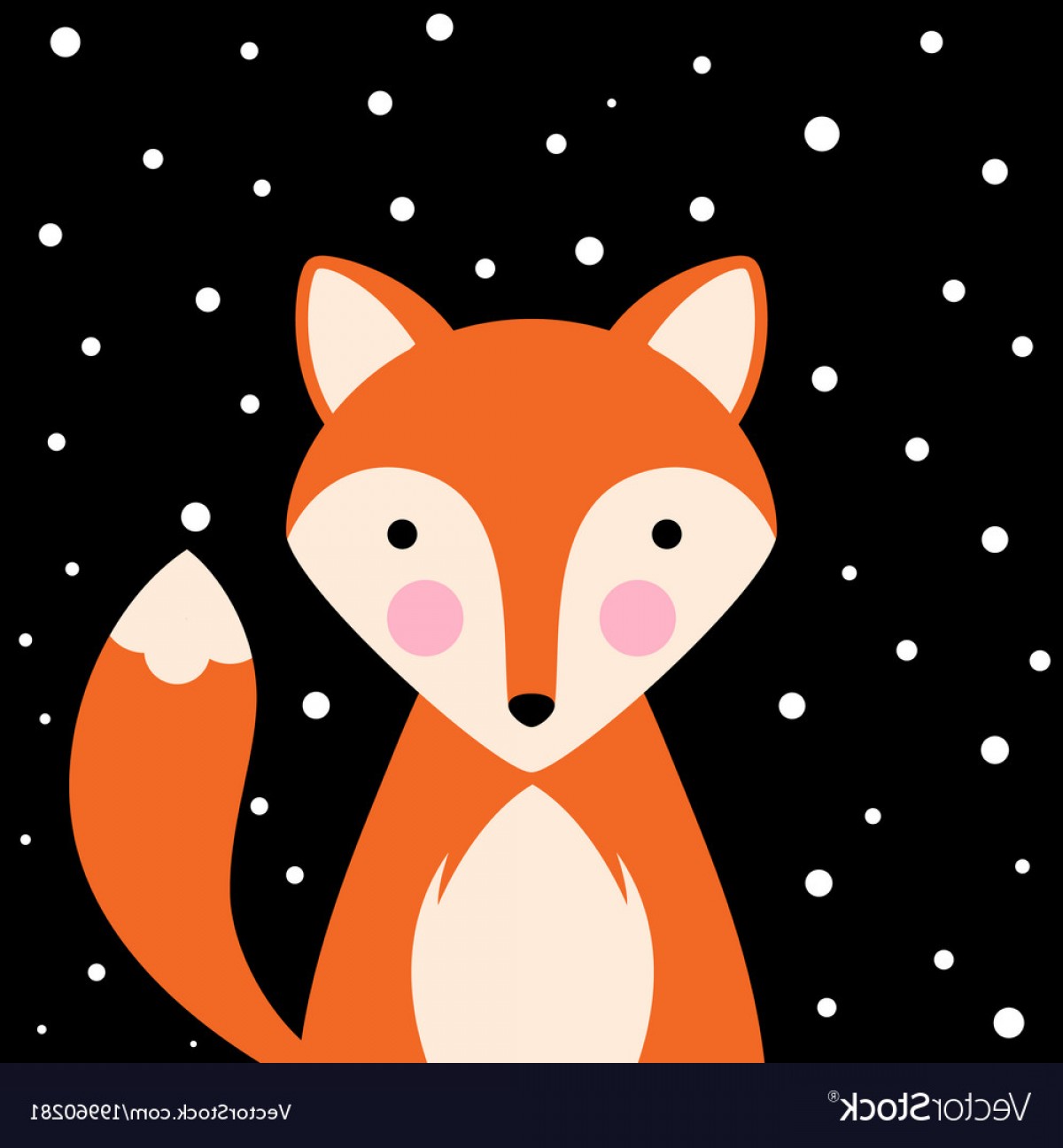 1200x1296 Cute Fox Vector Cqrecords