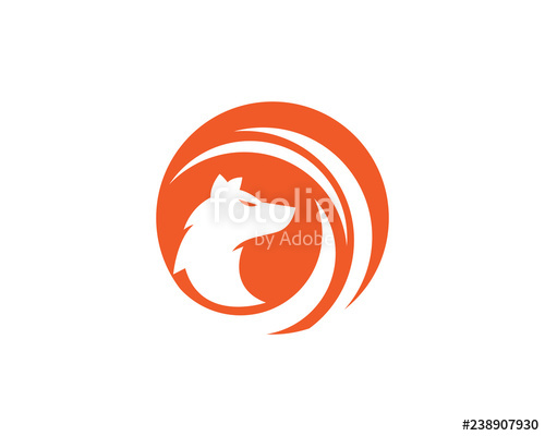 500x400 Fox Vector Illustration Icon Stock Image And Royalty Free Vector
