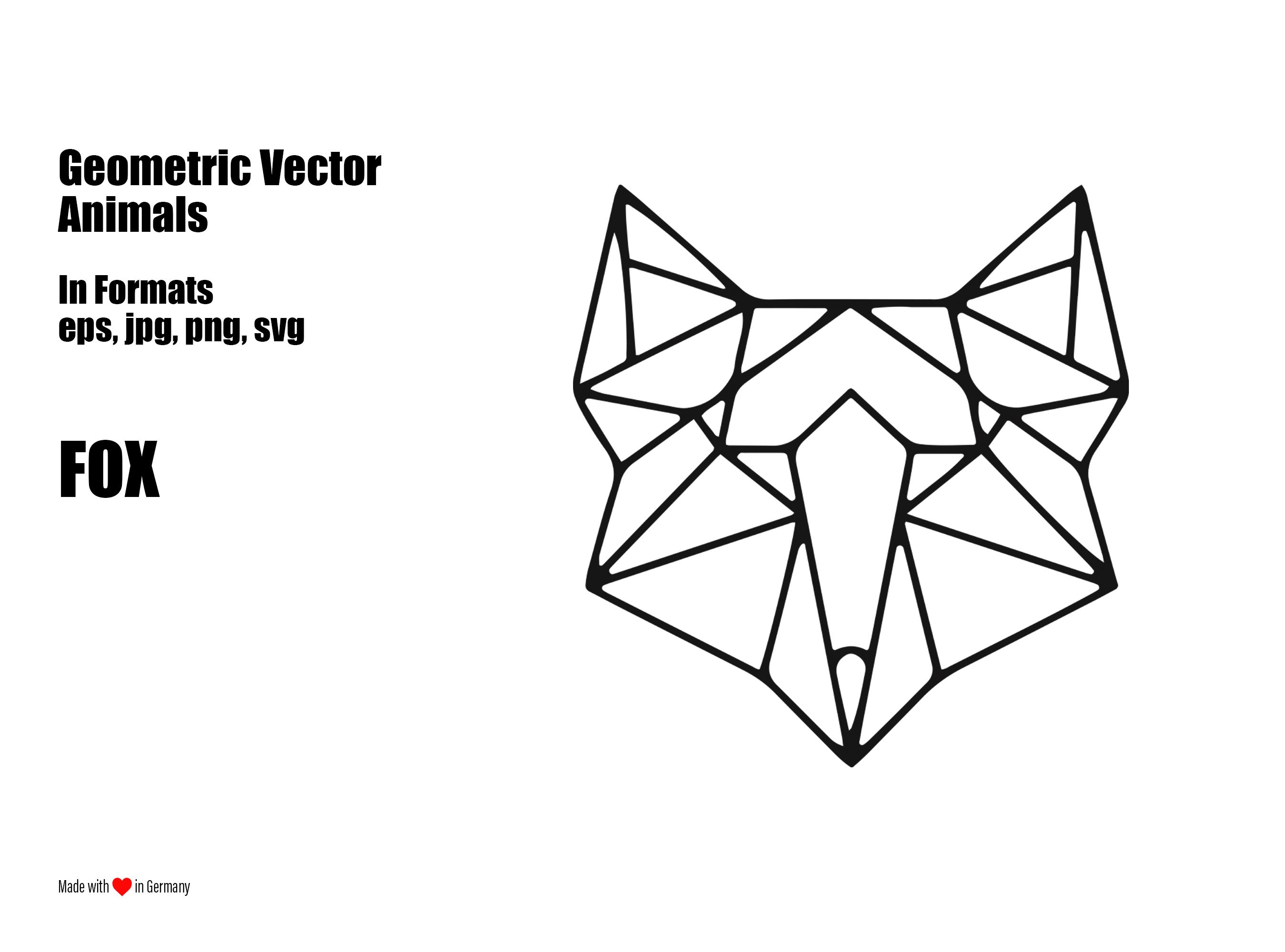 Geometric Vector Animals 2700x2000 Geometric Vector Animals