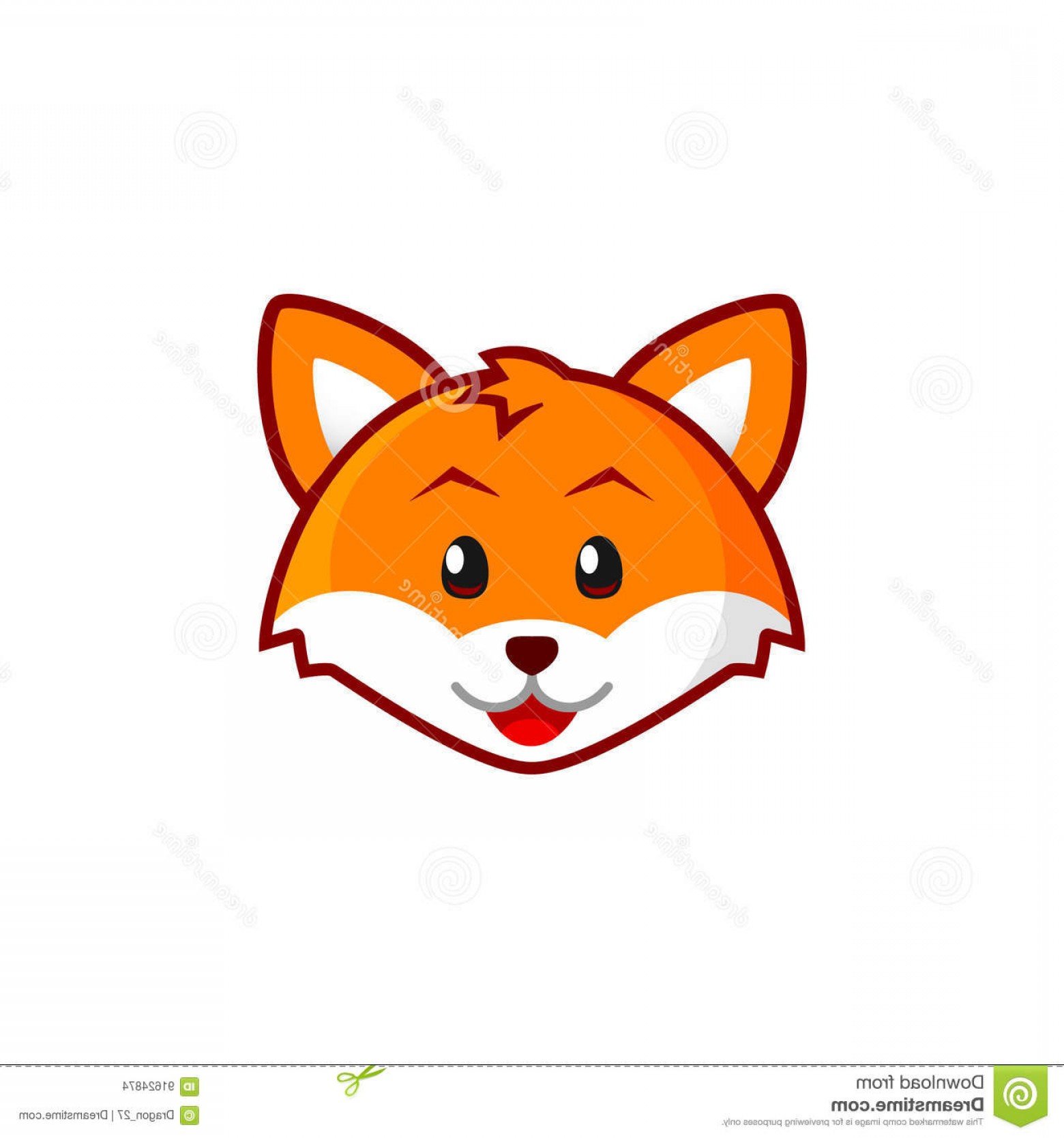 Stock Illustration Cute Fox Vector Illustration Kids Funny Little 1560x1668 Stock Illustration Cute Fox Vector Illustration Kids Funny Little