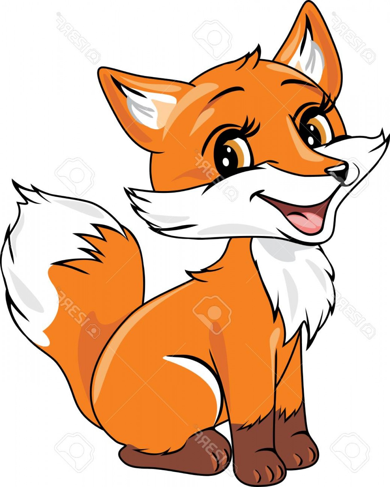 Baby Fox Vector Hoodamathrun 1249x1560 Baby Fox Vector Hoodamathrun