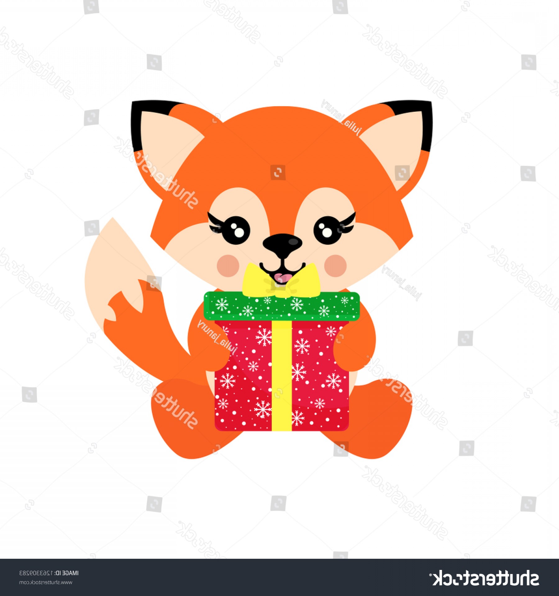 Cartoon Cute Fox Vector Sitting Christmas Lamaison 1800x1920 Cartoon Cute Fox Vector Sitting Christmas Lamaison