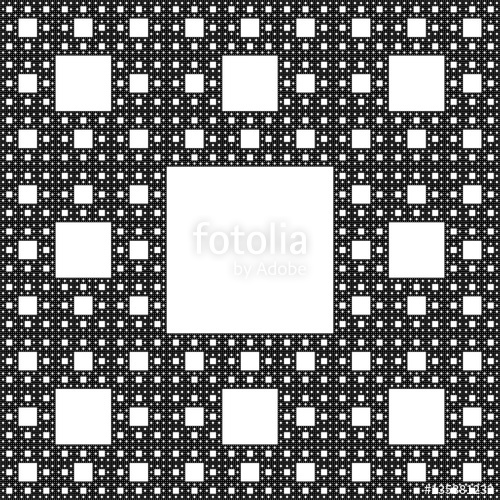 500x500 Sierpinski Carpet Fractal