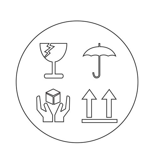 490x490 Fragile Icon