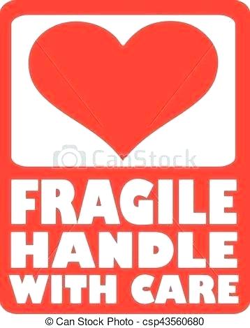 358x470 Fragile Please Handle With Care Pillow Stickers Ala N