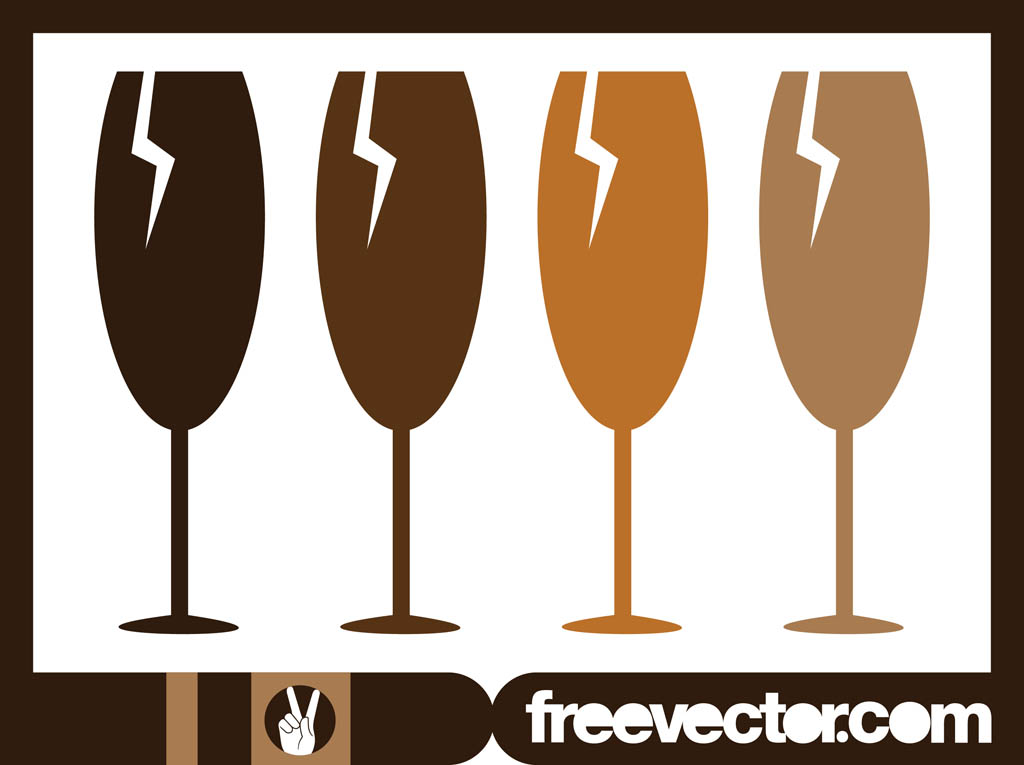 1024x765 Fragile Warning Symbols Vector Art Graphics