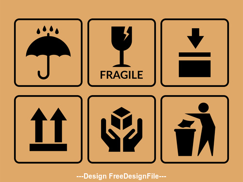 Fragile Logo Vector At Vectorified.com 