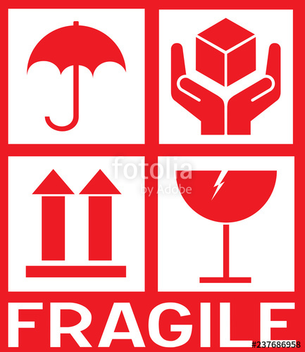 Fragile Logo Vector at Vectorified.com | Collection of Fragile Logo ...