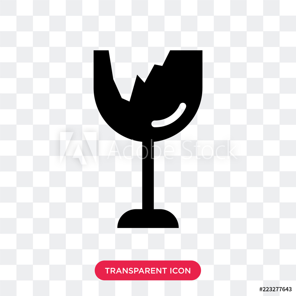 1000x1000 Fotografie, Obraz Fragile Vector Icon Isolated On Transparent