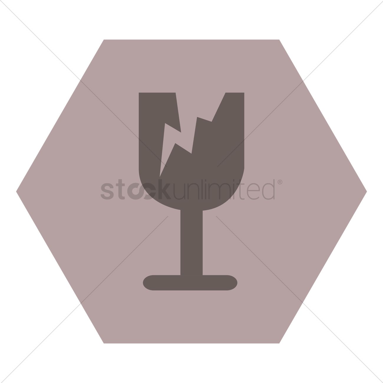 1300x1300 Fragile Vector Image