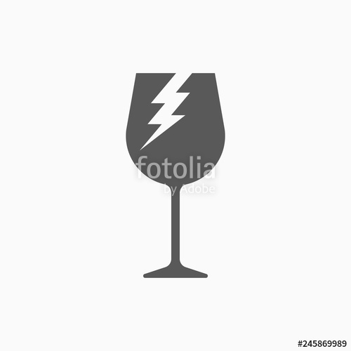 500x500 Fragile Icon, Fragile Vector Stock Image And Royalty Free Vector