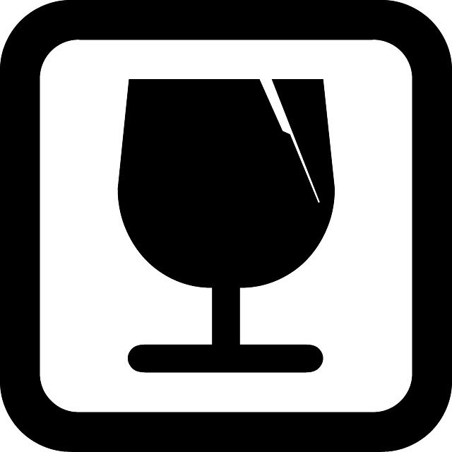 640x640 Fragile Vector Symbol For Packaging