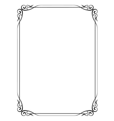 Simple Ornamental Decorative Frame Vector 380x400 Simple Ornamental Decorative Frame Vector