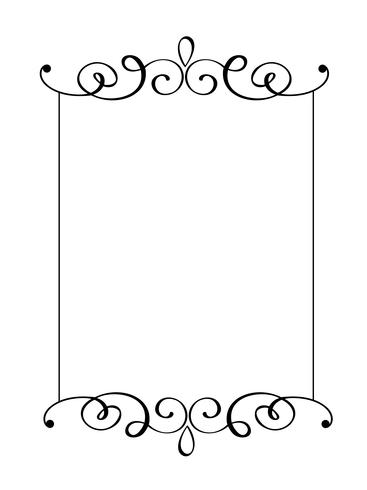 Vintage Vector Decorative Hand Drawn Frame And Borders Design 367x490 Vintage Vector Decorative Hand Drawn Frame And Borders Design