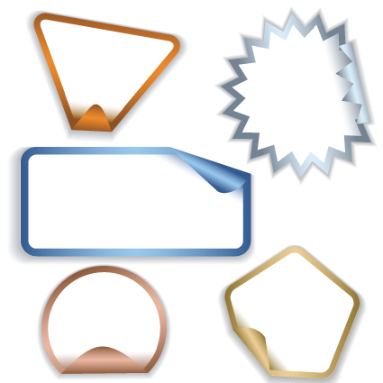 White Frames Stickers Design Vector Free Download 425x425 White Frames Stickers Design Vector Free Download