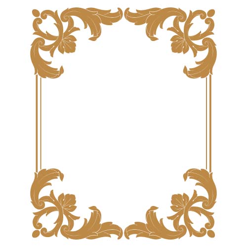 Classical Baroque Style Frame Vector Design Free Download 500x500 Classical Baroque Style Frame Vector Design Free Download