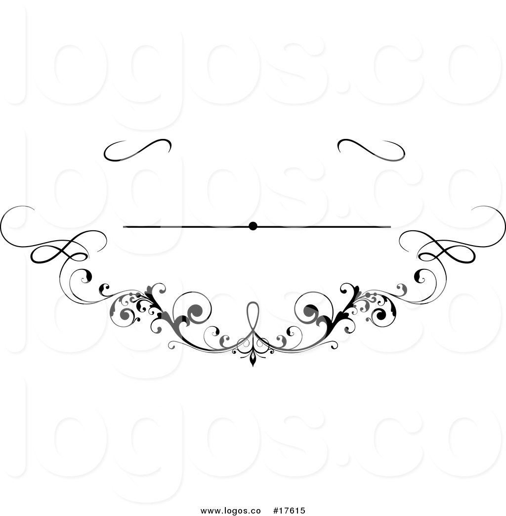 1024x1044 Royalty Free Vector Logo Of A Black And White Ornate Swirl Frame