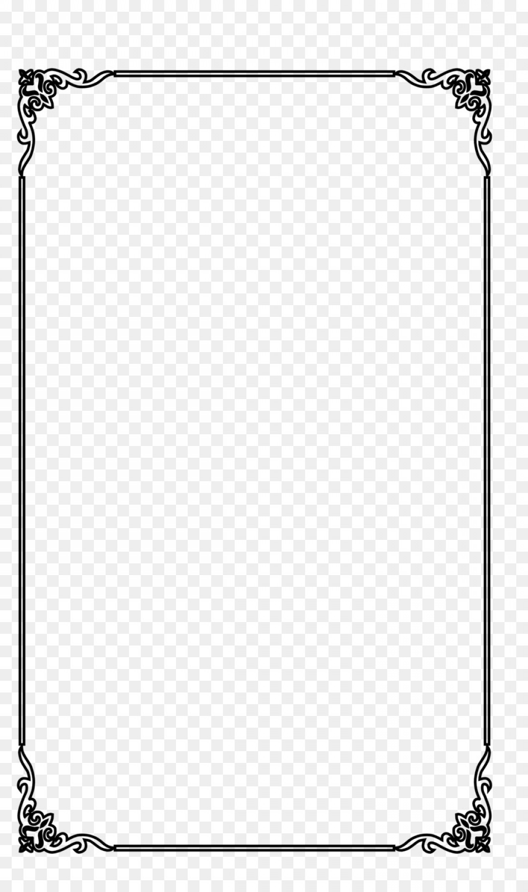 1080x1824 Transparent Frames Vector Handandbeak