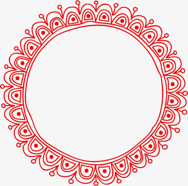 650x645 Vector Pattern Round Border Png Image Diy Vector Round Border