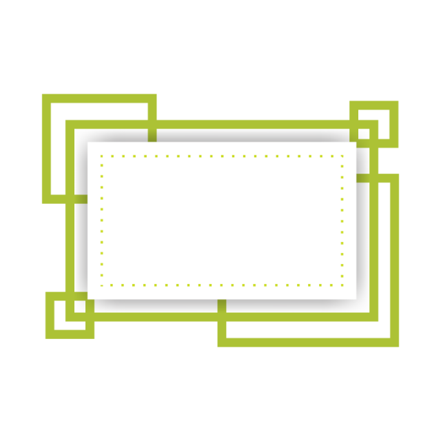 640x640 Green Abstract Shape Frame, Shape, Frame, Line Png And Vector
