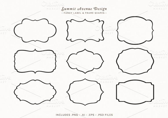580x409 Scrapbooking Ideas Label Shapes