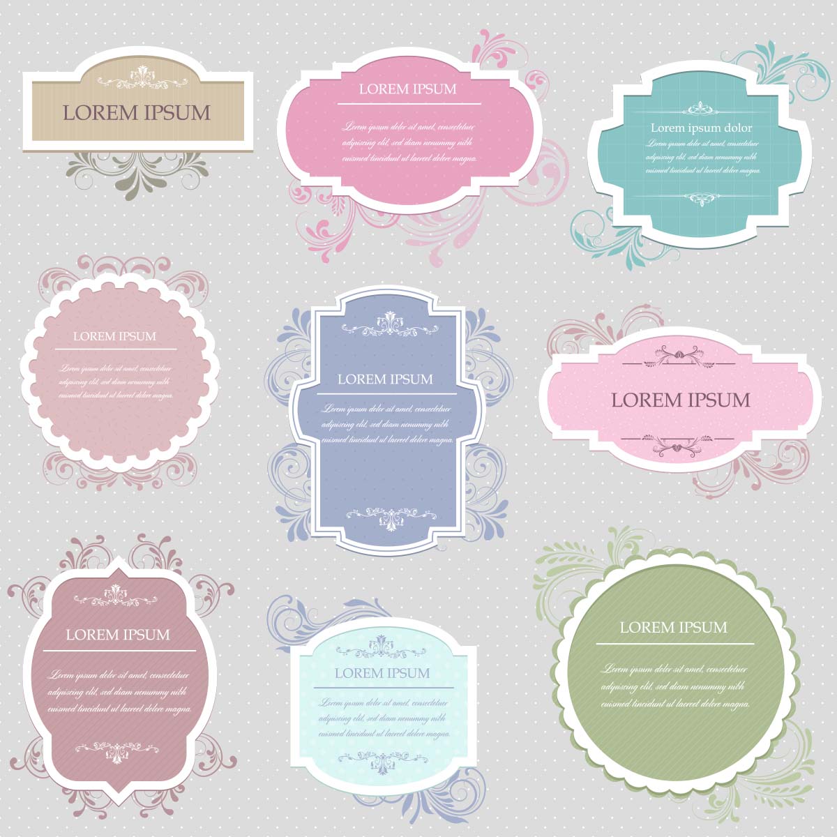 Frames Free Vector Vintage Set Free Download 1200x1200 Frames Free Vector Vintage Set Free Download