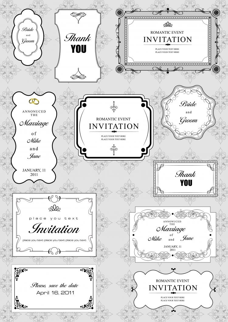 Free Frame Vectors 750x1060 Free Frame Vectors