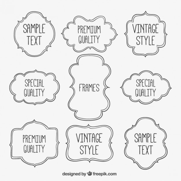 Sketchy Frames Vector Free Download 626x626 Sketchy Frames Vector Free Download