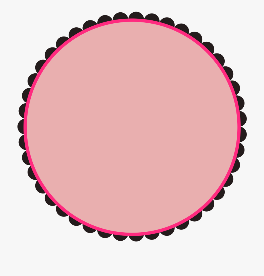 920x960 Scalloped Round Frame