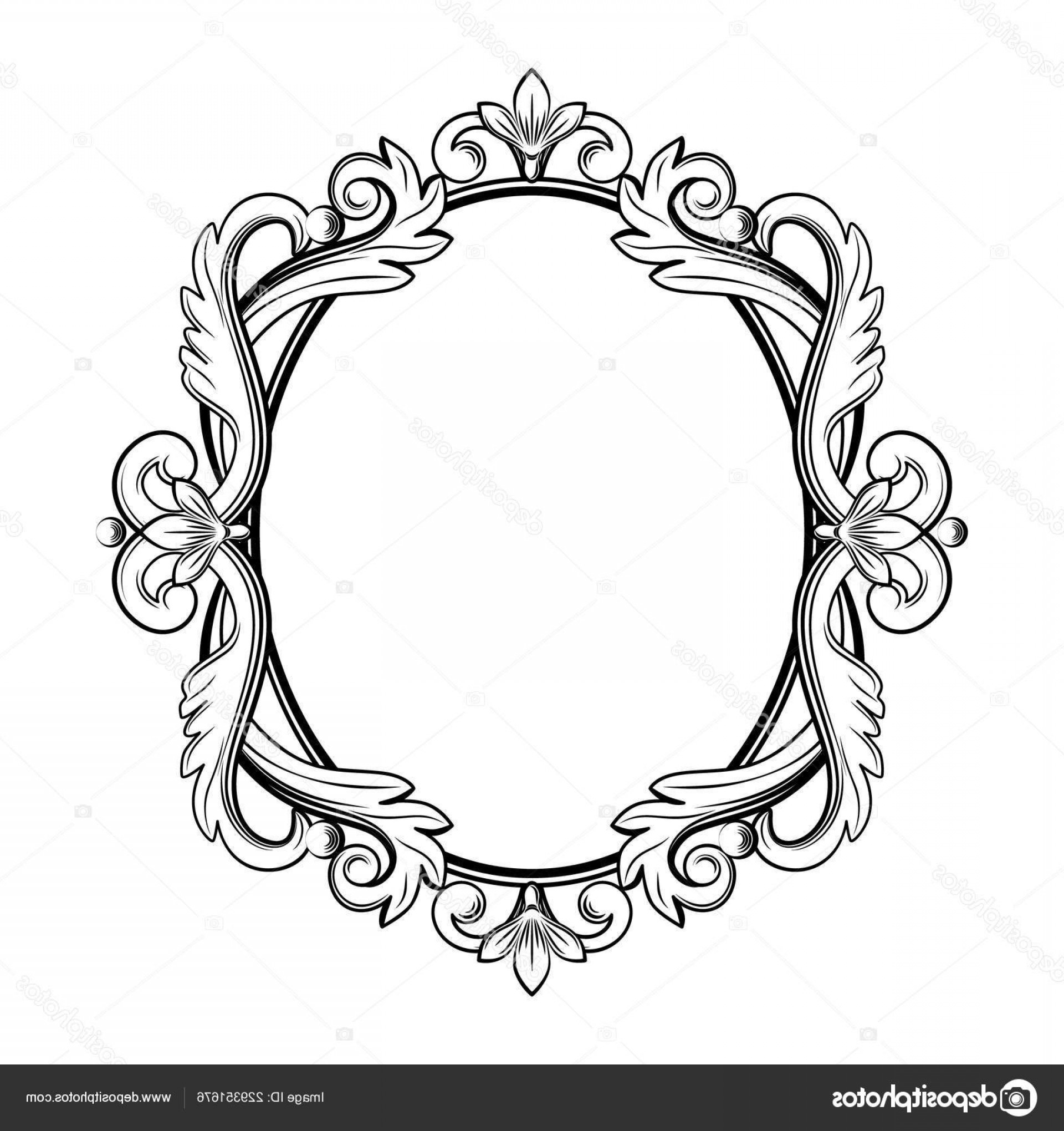 1920x2040 Stock Illustration Ornamental Vintage Frame Vector Illustration