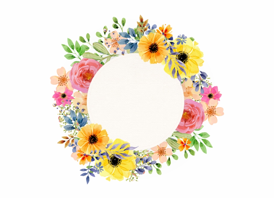 Vintage Flower Frame Vector Png 920x665 Vintage Flower Frame Vector Png