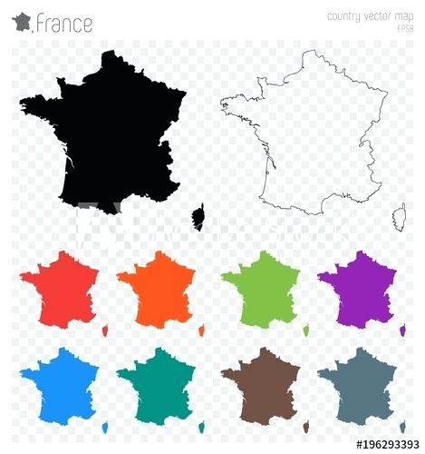 469x500 France Map Outline