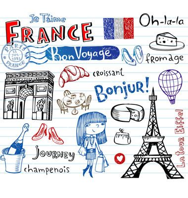 380x400 Symbols Of France Vector