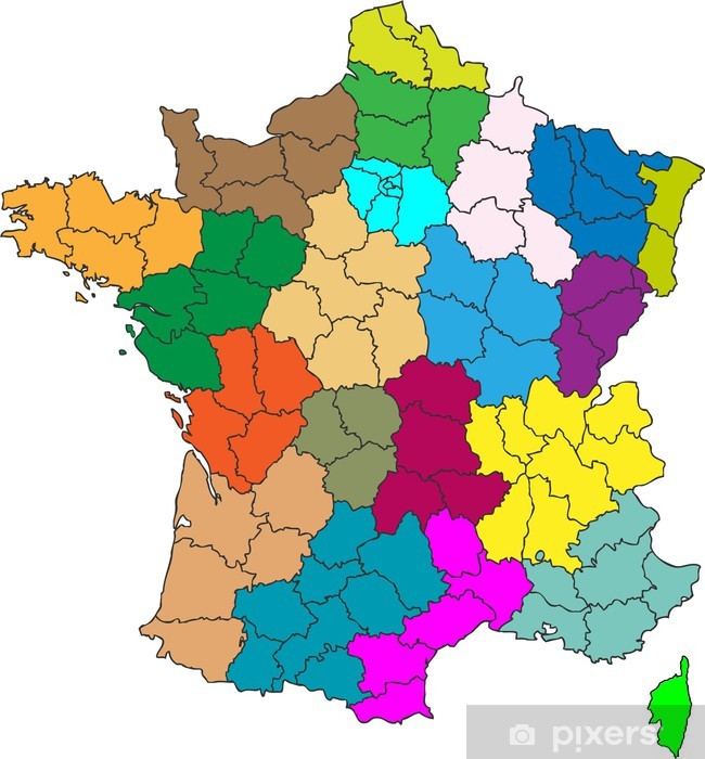 Carta Da Parati Mappa Regioni Della Francia Vector Pixers 650x700 Carta Da Parati Mappa Regioni Della Francia Vector Pixers